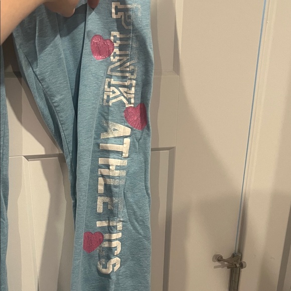 Rare Y2K Baddie PINK Victoria's Secret lounge pants PINK Athletics Large 2009 - Picture 2 of 11